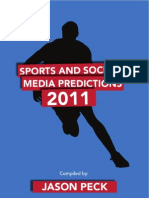 Sports Social Media Predictions 2011