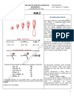 Parte 1 - Aula 2 - Química Orgânica Avançada PDF