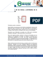 EXPLICACIÓN DE LA SEMANA DOS