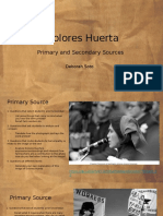 dolores huerta primary and secondary sources