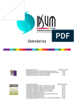 Calendarios Ipsum