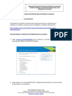 Activación Licencias Estudiantes - Docentes 10.6 PDF