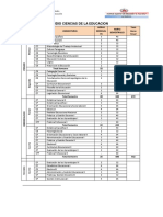 Plan de Estudio Ciencias de La Educacion PDF