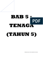 Nota Bab 5 Tenaga (TAHUN 5)