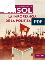 Importancia de la politización - revista estudiantiArtículo Al
