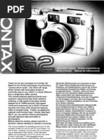 Download Contax g2 Manual by Max Pace SN45870257 doc pdf