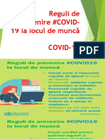 Reguli de Prevenire La Locul de Munca A Covid-19 - 0 PDF