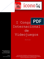 Actas 5. I Congreso Internacional de Videojuegos