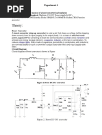 Theory:: Experiment 4 Boost Converter