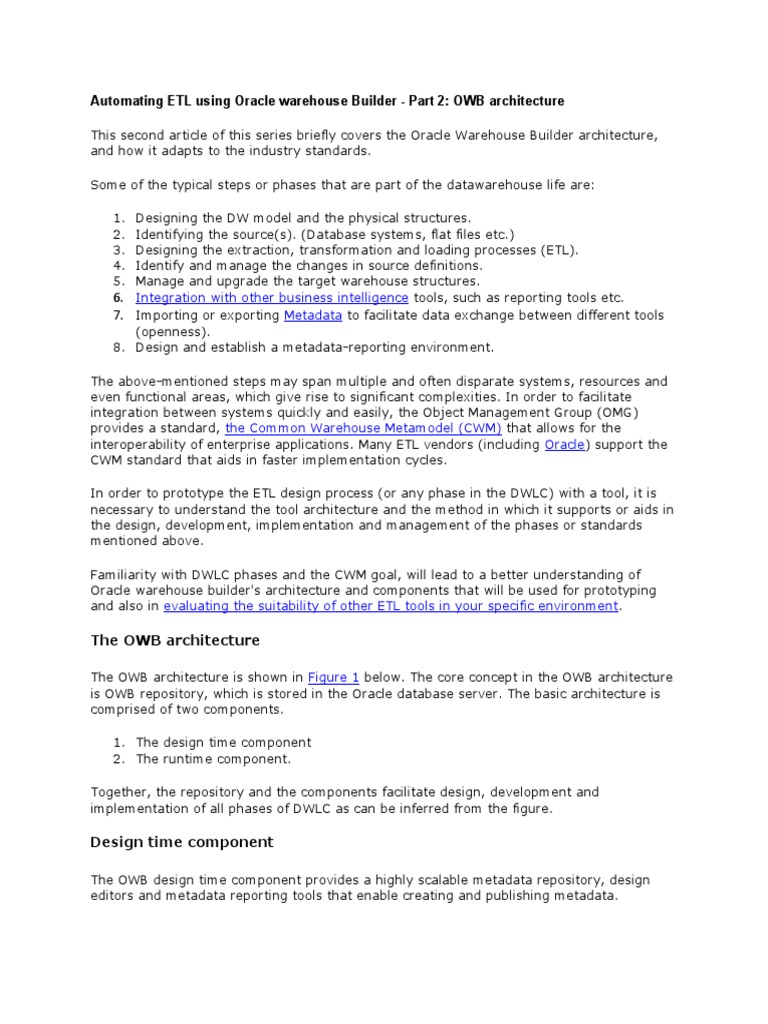 Quality and Database Design | PDF | Data Warehouse | Metadata
