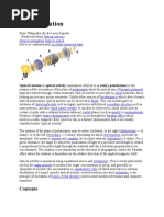 Optical Rotation: Optical Rotation or Optical Activity (Sometimes Referred To As Rotary Polarization) Is The