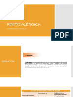 Rinitis alérgica: definición, clasificación, etiología y tratamiento
