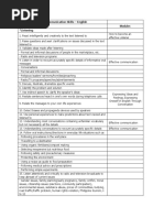 Learning Strand 1: Communication Skills - English Listening