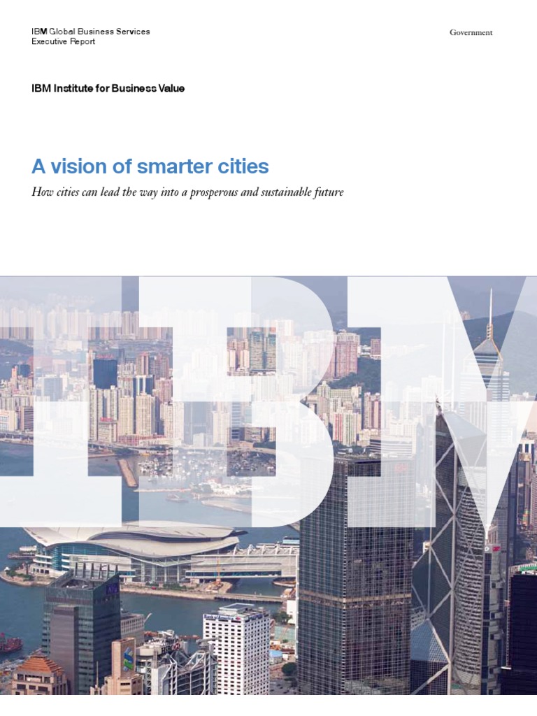 IBM Vision of Smarter Cities | PDF | City | Water Resources