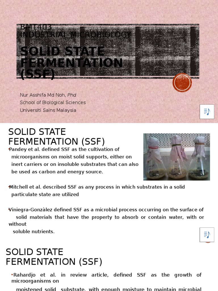 Overview of Solid State Fermentation | PDF