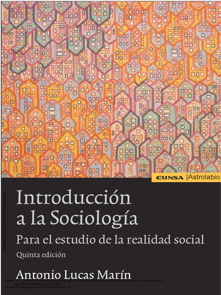 Introducción A La Sociología para El Estudio de La... - (INTRODUCCIÓN A ...