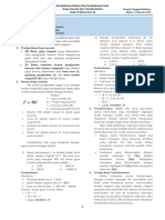 Gaya Lorentz Dan Transformator Kelas 9 (Semester 2) Bab Listrik Dinamis - Ervan Maulana PDF