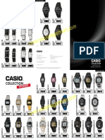 Catlogo Novedades Relojes Casio Collection Agosto 2011 PDF