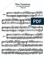 Beethoven - 9 Variations On March by Dressler WoO63