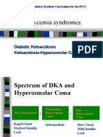 Hyperglycemia Syndromes: Diabetic Ketoacidosis Ketoacidosis-Hypersomolar Coma