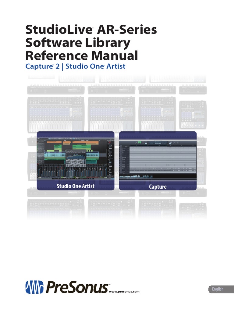 Studiolive ArSeries Software Library Reference Manual Capture 2