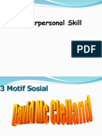 Interpersonal Skill "Motif Sosial"