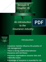 Session 8 (An Introduction To The Insurance Industry) Full