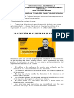 La Atención Al Cliente en El Siglo Xxi: Programa de Formacion: Tecnologo en Gestion Empresarial