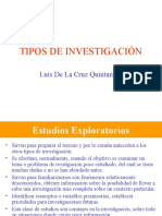 TIPOS DE INVESTIGACIÓN