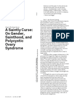 Sam Richardson A Saintly Curse - On Gender, Sainthood, and Polycystic Ovary Syndrome
