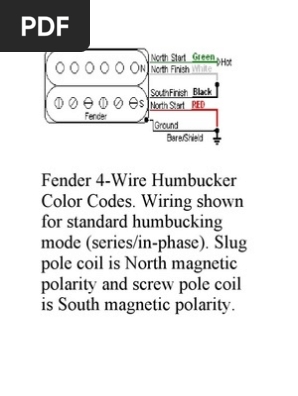 Fender 4-Wire Humbucker