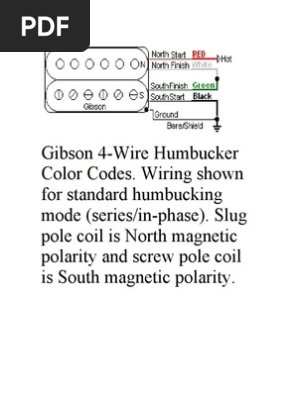 Gibson 4-Wire Humbucker