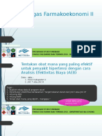 Tugas Farmakoekonomi II: F. Haryanto Susanto, M.Farm