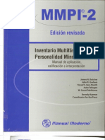 MMPI-2R Manual
