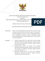 PMK No 26 Th 219 Ttg Peraturan Pelaksanaan UU Nomor 38 Tahun 2014 Tentang Keperawatan