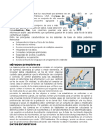 DATOS y METODOS ESTADISTICOS