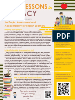 Hot Topics Newsletter - Assessment and Accountability For English Learners - Madison Lewis