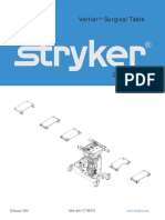 Stryker Vertier Surgical Table - Service Manual