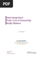 Download Data Integration Total Cost of Ownership Really Matters  by expressor software SN4587250 doc pdf