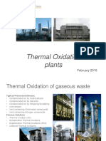 Thermal Oxidation Plants: February 2016
