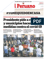 Diario El Peruano 22/03/2020