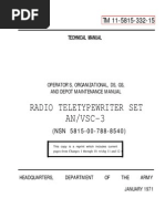 米軍TM11-5820-529-15 無線機器技術マニアル TM 11-5820-667-12 | PDF | Battery (Electricity) | Hertz