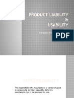 Product Liability & Usability: Rekayasa Keselamatan Kerja 2020