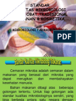 Standard Kualitas Mikrobiologi PDF