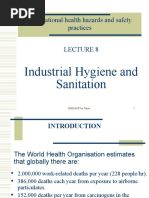 Occupational Health Hazards and Safety Practices: Industrial Hygiene and Sanitation