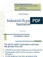 Occupational Health Hazards and Safety Practices: Industrial Hygiene and Sanitation