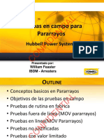 Pruebas de Campo Pararrayos PDF