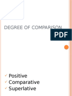 Degree of Comparison