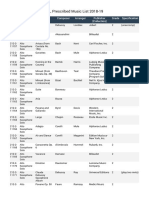 UIL Prescribed Music List 2018-19