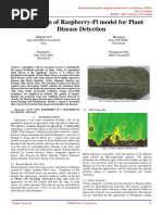 Application of Raspberry Pi Model For Plant Disease Detection IJERTCONV7IS08032 PDF